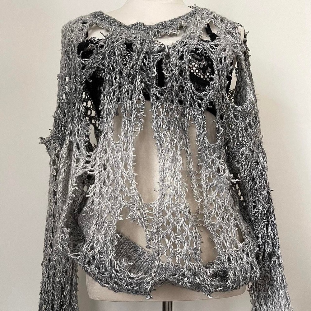 Distressed Grunge Sweater
